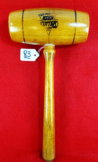 Keen Kutter Nos Wooden Mallet (beautiful Condition)