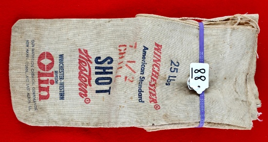 9 Winchester Shot Bags (heavy Canvas)