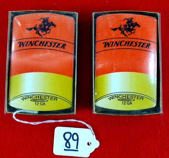 Winchester Deck Of Cards "shells"; 2 Sealed Nos