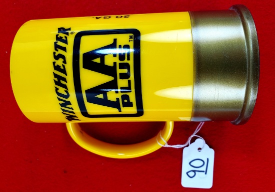 Winchester Yellow "aa Plus Shell" Plastic Mug