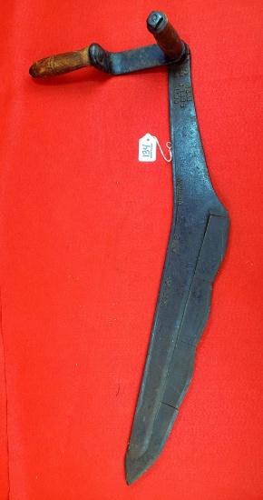 Hay & Sileage Knife; Ovb; Patented 1899