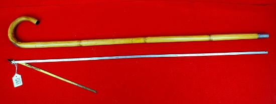 Horse Measuring Cane With Concealed Rule