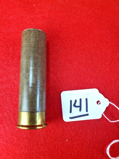 Win Shot Shell No. 8 Charcoal Grey Case; Low Brass 3 ¼ "; Circa 1883-1884