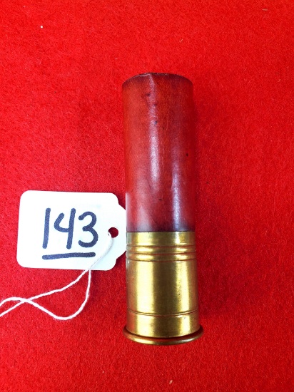 Win Shot Shell No. 8; 1901 No 8 Leader New #4 Primer. Npe. 3 ¼ " Oal. Red Paper