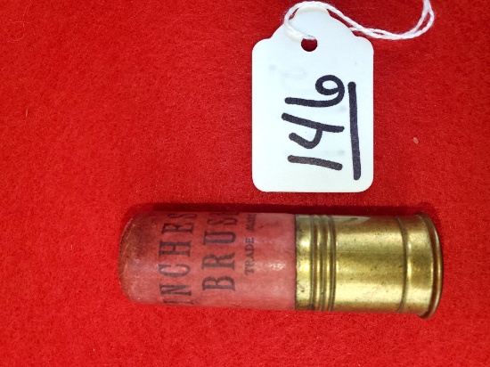 Win Leader 12 Ga. Brush Load Mfg. For Short Time Early 1900's Green Top Wad