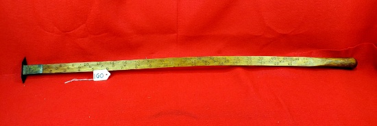 Keen Kutter Log Measuring Rule 3-foot W/logo On Handle. Excellent Condition
