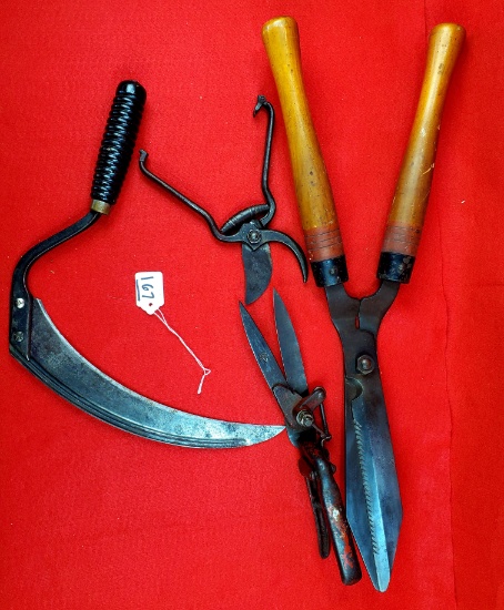 Ec Simmons Keen Kutter Sythe; Grass Shears; Pruining Shears; Hedge Shears