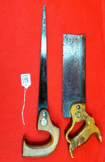 Winchester Back Saw; Ec Simmons Keen Kutter Blade Compass Saw