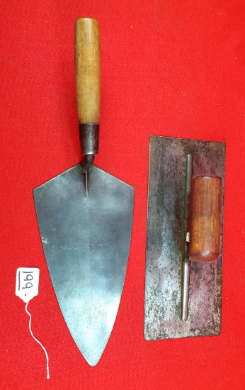Ec Simmons Keen Kutter Brick Towel; Ec Simmons Trowel W/ Wood Handle