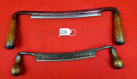 Lot Of 2 Keen Kutter Draw Knife Offset Handles; Keen Kutter Draw Knife