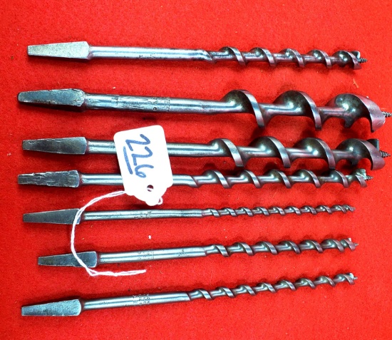 Winchester Auger Bits Lot Of 7