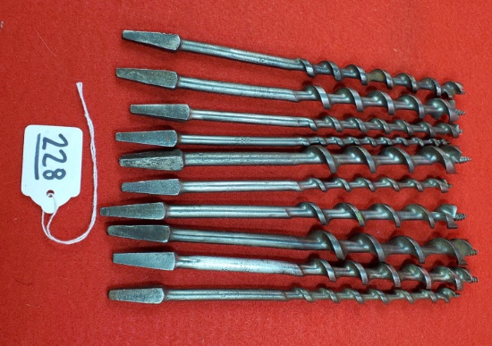 Winchester Auger Bits Lot Of 10