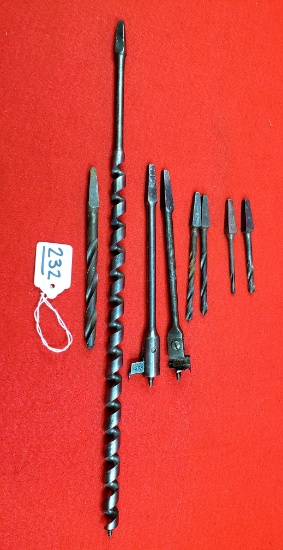 Keen Kutter Auger Bit Lot Of 8