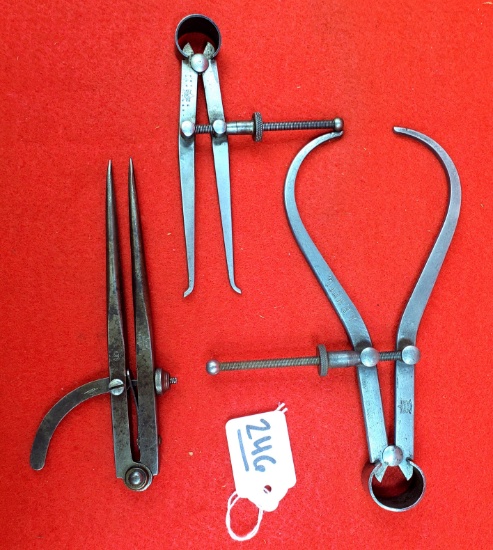 Lot Of 3 Ec Simmons Keen Kutter Blue Brand Divider; Ec Simmons Keen Kutter Divider Strong Steel Stri