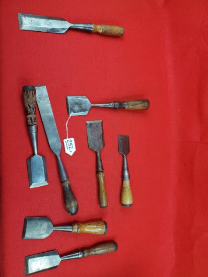 Lot Of 7 Keen Kutter Chisels