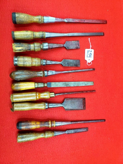 Lot Of 10 Keen Kutter Chisels