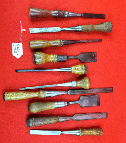 Lot Of 10 Keen Kutter Chisels