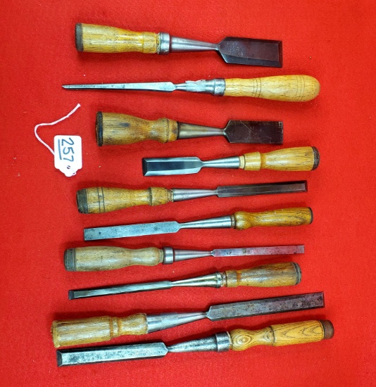 Lot Of 10 Keen Kutter Chisels