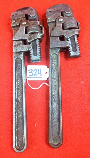 Lot Of 2; Winchester 10" Pipe Wrenches