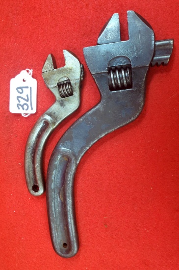 Lot Of 2; Ec Simmons Kk 6" Adjustable "s" Wrench; Ec Simmons Kk 10" Westcott Pattern "s" Wrench