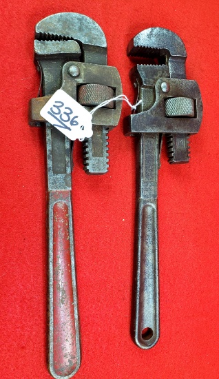 Lot 2; Ec Simmons Keen Kutter Pipe Wrenches 14"