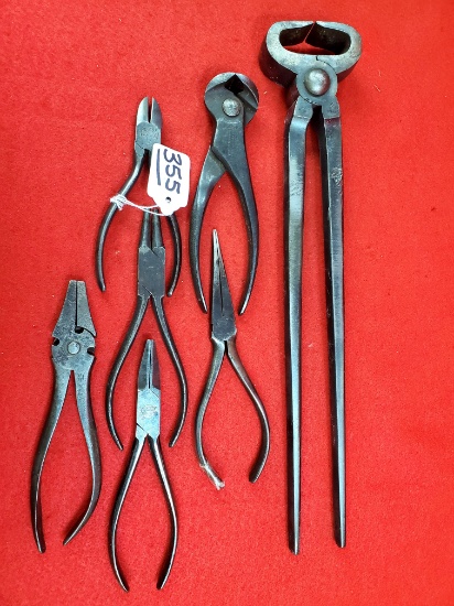 Lot Of 7 Keen Kutter Pliers And Cutting Nippers