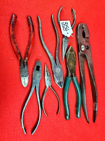 Lot Of 7 Keen Kutter And Winchester Pliers And Cutters