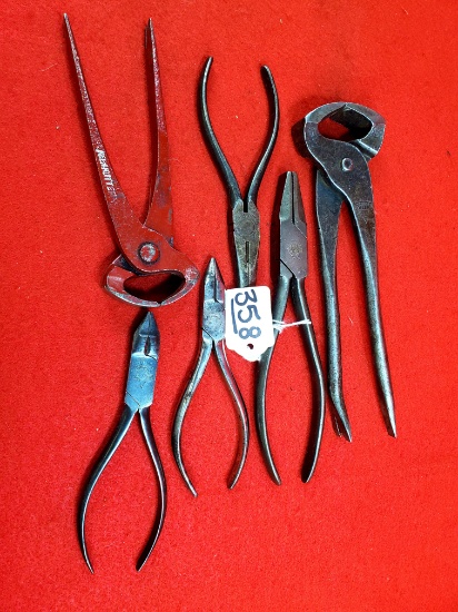 Lot Of 6 Keen Kutter Pliers