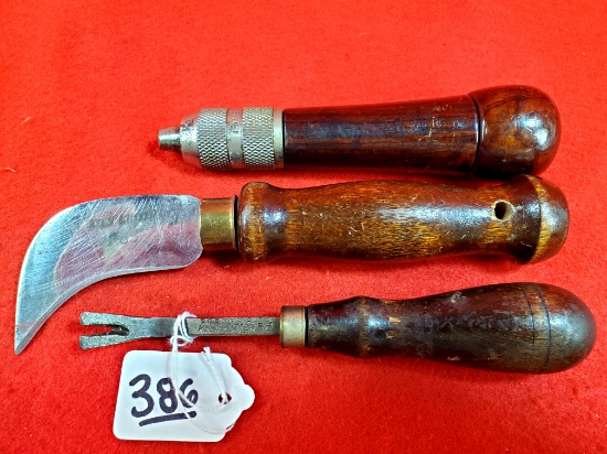 Lot Of 3 Ec Simmons Kk Tack Claw; Hooked Linoleum Tile Knife