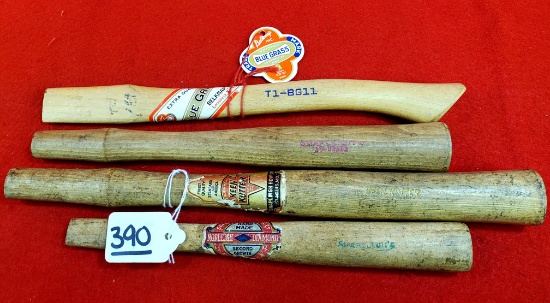 Lot Of 4 Nos Hammer Handles W/labels