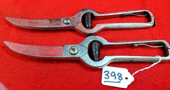 Lot Of 2 Keen Kutter Poultry Scissors-germany