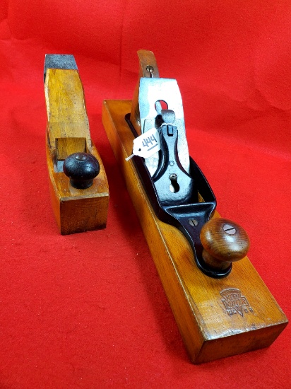 Lot Of 2 Ec Simmons Keen Kutter Wood Base Plane; Ec Simmons Kk Fore Translational Plane Kk26