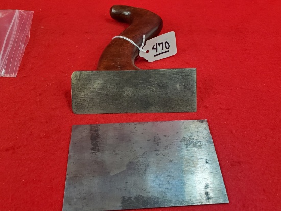 Keen Kutter Rosewood Handle And Plane Blade And Cabinet Scraper Blade