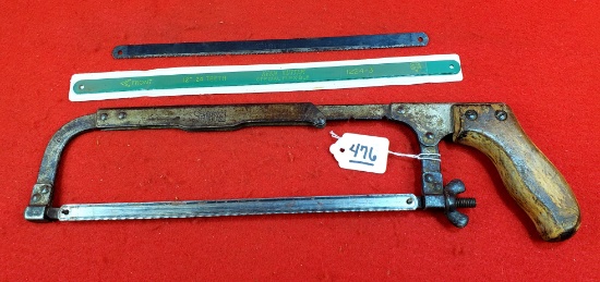 Lot Of 2 Winchester Special Hack Saw; Keen Kutter Hack Saw Blades