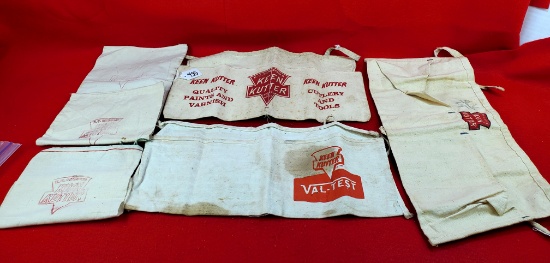 Lot Of 4 Keen Kutter Nail Pouch; Keen Kutter Val-test Nail Apron; Shapleigh Keen Kutter Carpenter's