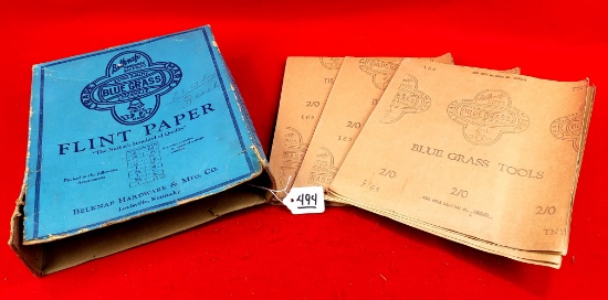 Blue Grass Flint Paper Original Box