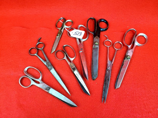 Lot Of 8 Keen Kutter Scissors