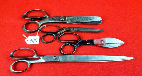 Lot Of 4 Keen Kutter Shears