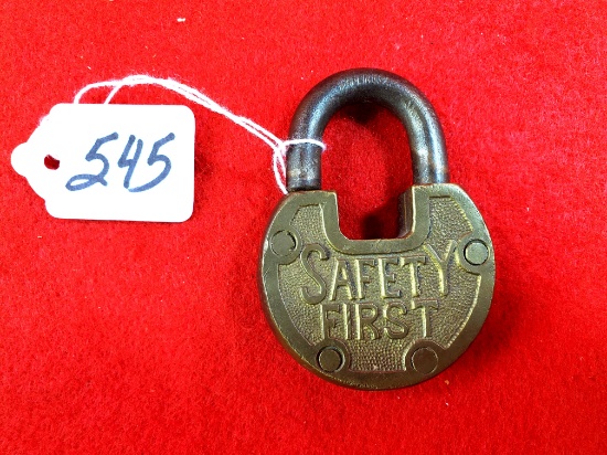 Ec Simmons Safety First Padlock; No Key