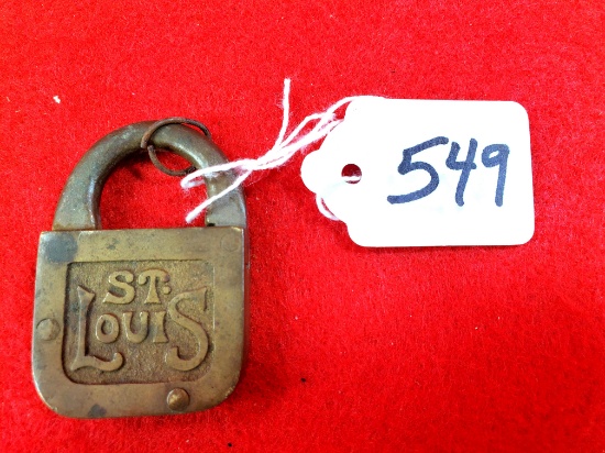 Ec Simmons St. Louis Padlock; No Key