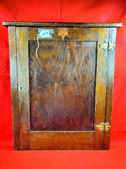 Ec Simmons Keen Kutter Wooden Key Cabinet; No Key
