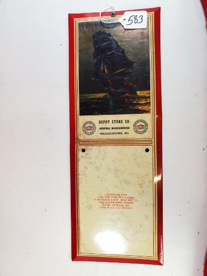 Shapleigh Diamond Edge Metal Pad Calendar