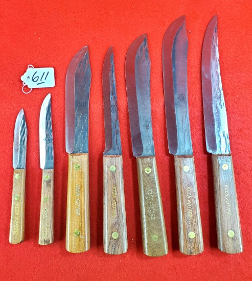 Lot Of 7; Keen Kutter Kitchen Knives
