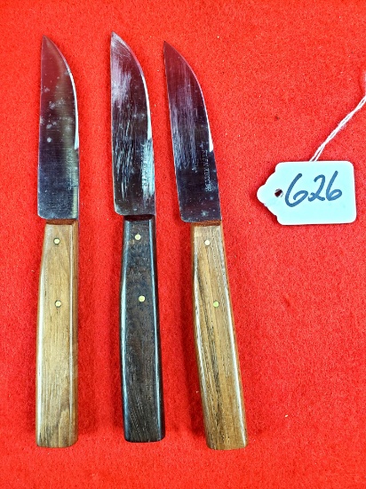 Lot Of 3 Kk Paring Knives