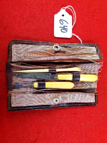 3 Pc Keen Kutter Manicure Set In Pouch