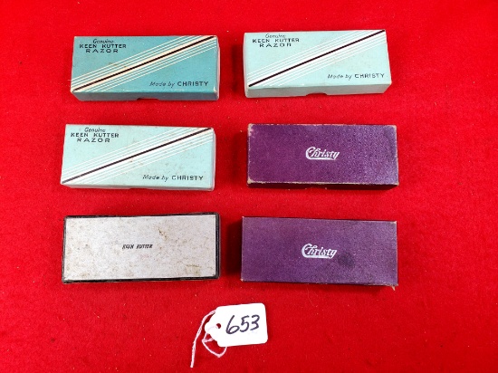 Lot Of 6; Keen Kutter Safety Razor; All In Boxes