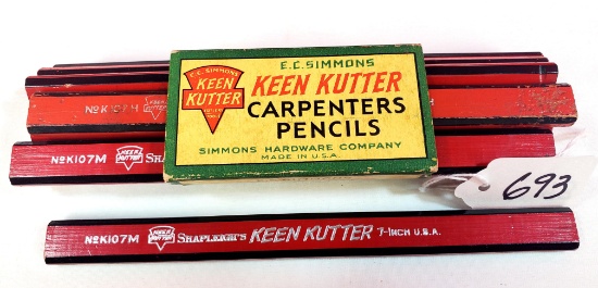 Ec Simmons Keen Kutter Carpenter Pencils (10)