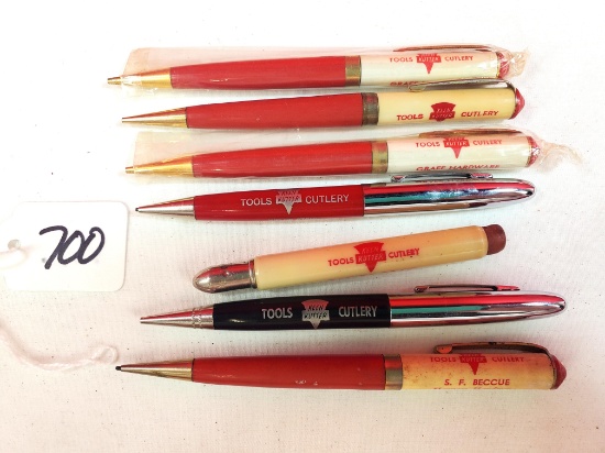 Lot Of 7; Keen Kutter Advertising Pencils