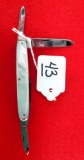 Keen Kutter 3 Blade Pocket Knife W/mop Handle (#4408) (nos)