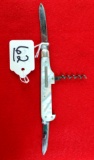 Keen Kutter 2 Blade/1 Corkscrew Pocketknife W/mop Handle